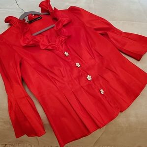 Chetta B Formal Ruffled Blouse